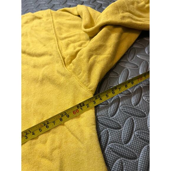 Daniel Patrick Loop Terry Standard Hoodie Mustard Yellow Medium Streetwear - Picture 5 of 6